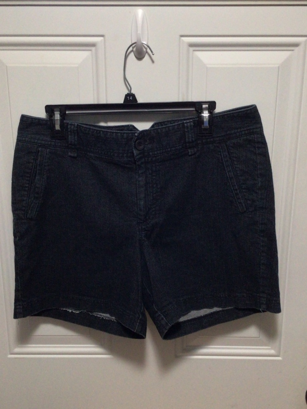 Dockers Women's Dark Wash Denim-Style Casual Shorts